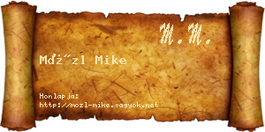 Mözl Mike névjegykártya
